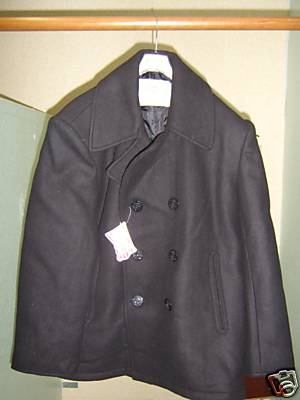 Caban type Marine US<br>Trs belle qualit<br>Couleur : Noir<br>Etat : Neuf