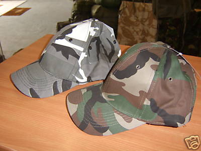 Casquette Baseball<br>Disponible en Camo CE et Camo Urbain<br>Etat Neuf