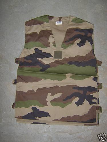 Gilet Gao Original de l'Arme Franaise<br>Camouflage Centre Europe<br>Occasion 1er Choix